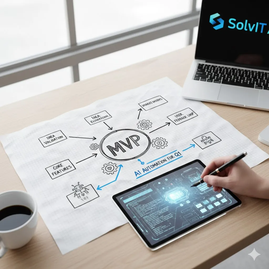 Lean AI MVP launch showing fast value delivery